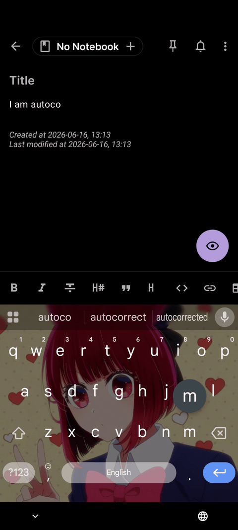 Animation description